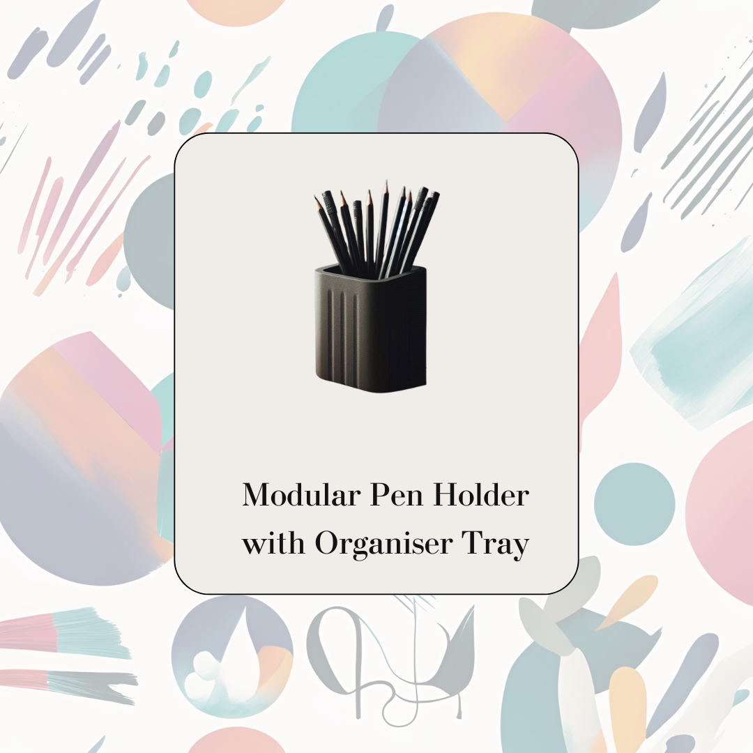 Modern Square Design Pen Holder