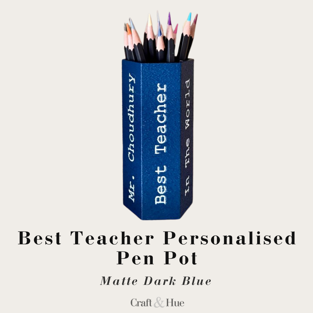 Best Teacher Personalised Pen Pot
