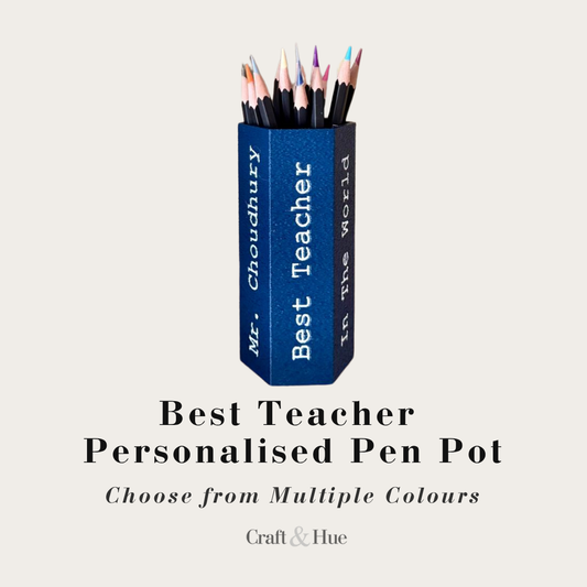 Best Teacher Personalised Pen Pot