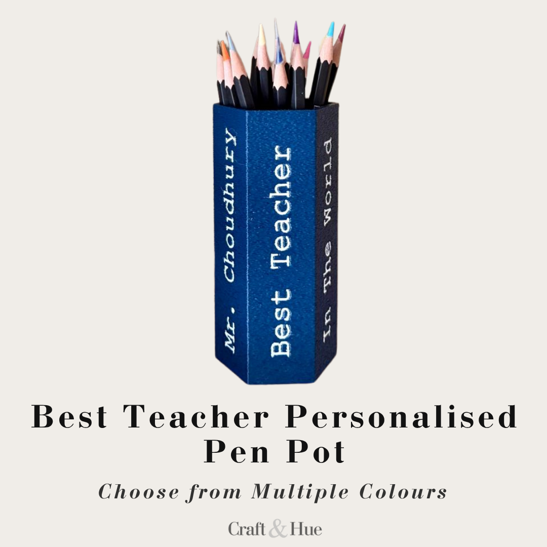 Best Teacher Personalised Pen Pot