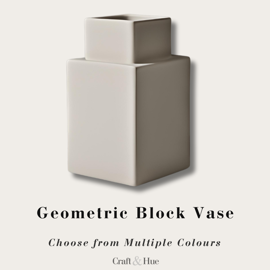 Minimalist Block Vase