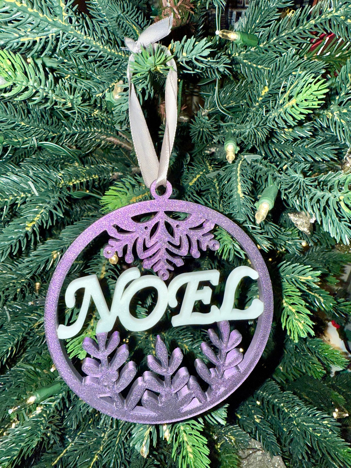 Glittering Noel Ornament