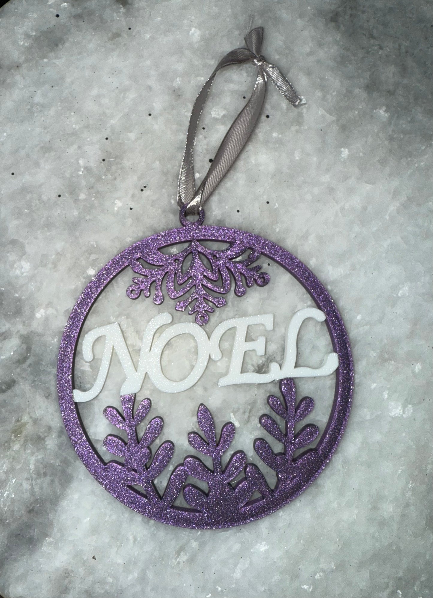 Glittering Noel Ornament