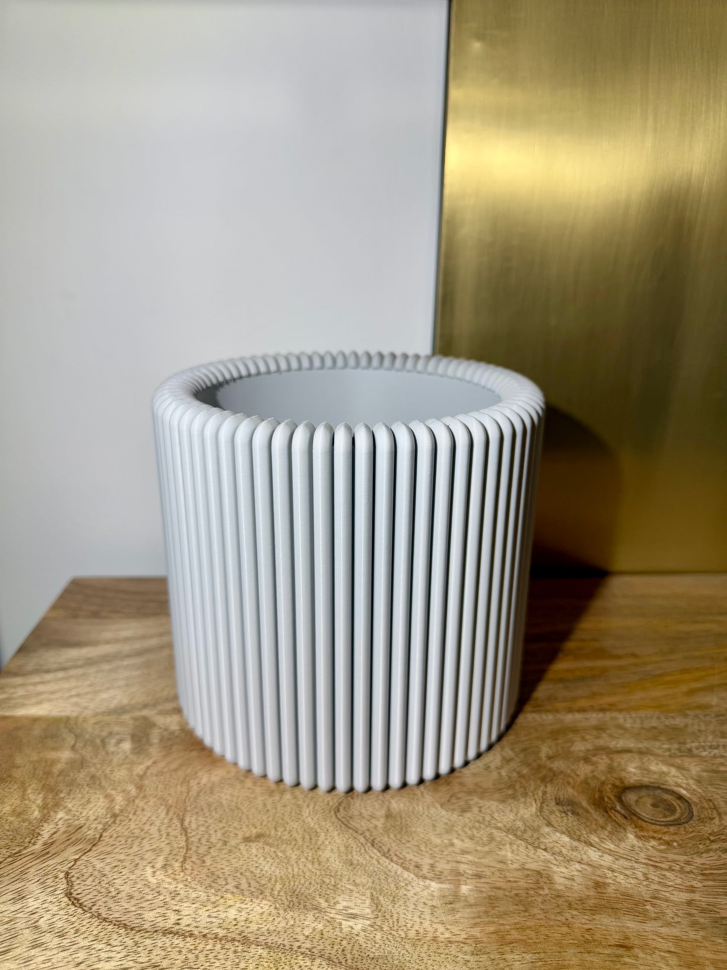 Modern Ribbed Planter
