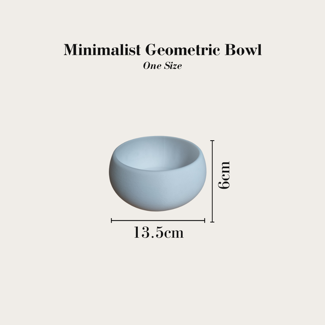 Minimalist Geometric Bowl