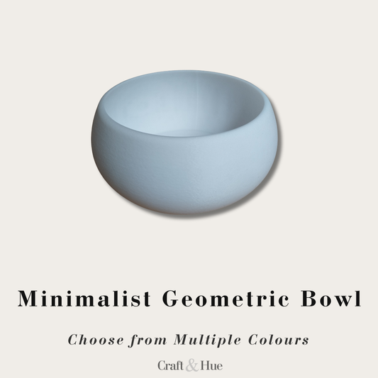 Minimalist Geometric Bowl
