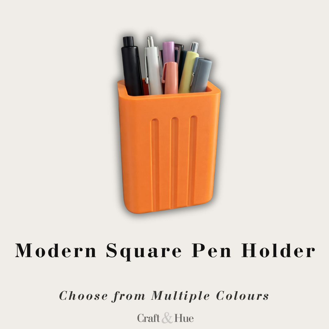 Modern Square Design Pen Holder
