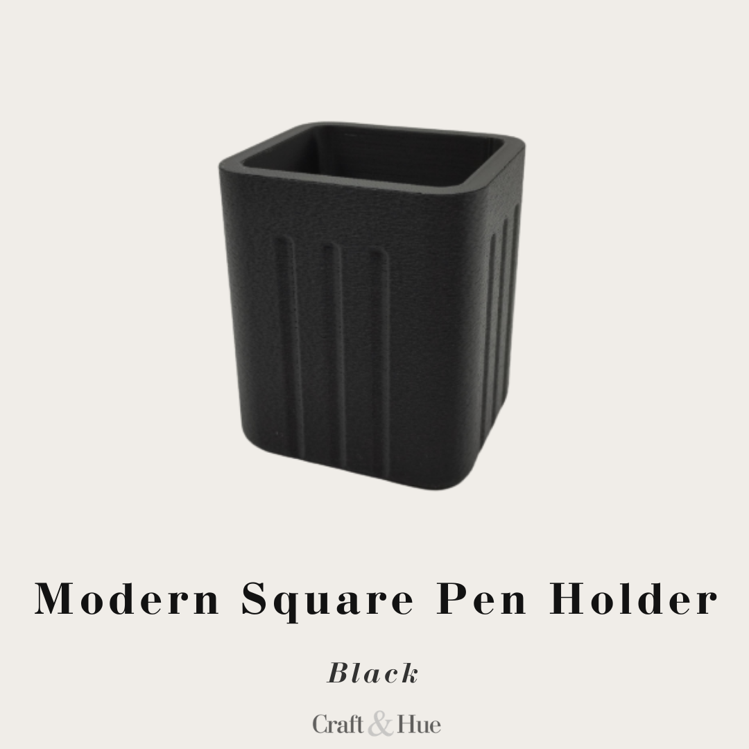 Modern Square Design Pen Holder