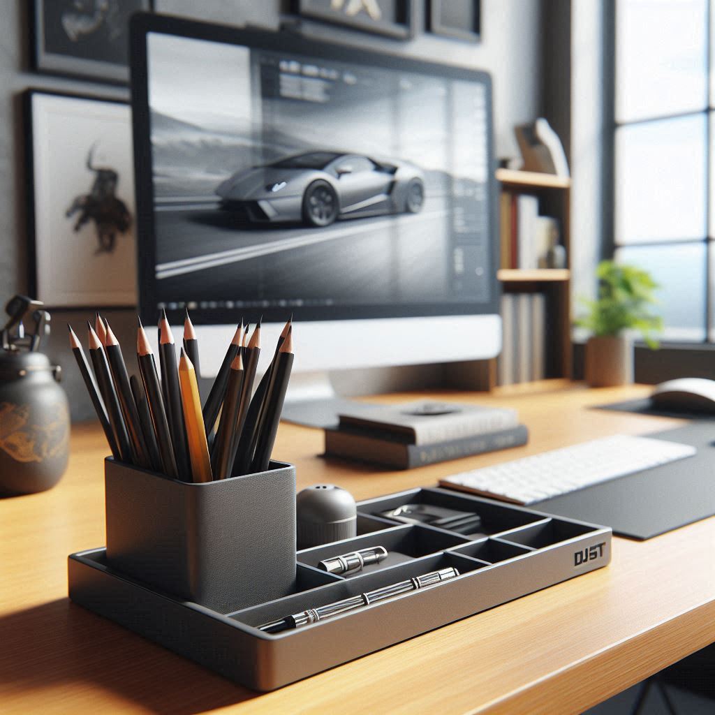 Modular Pen Holder with Organiser Tray