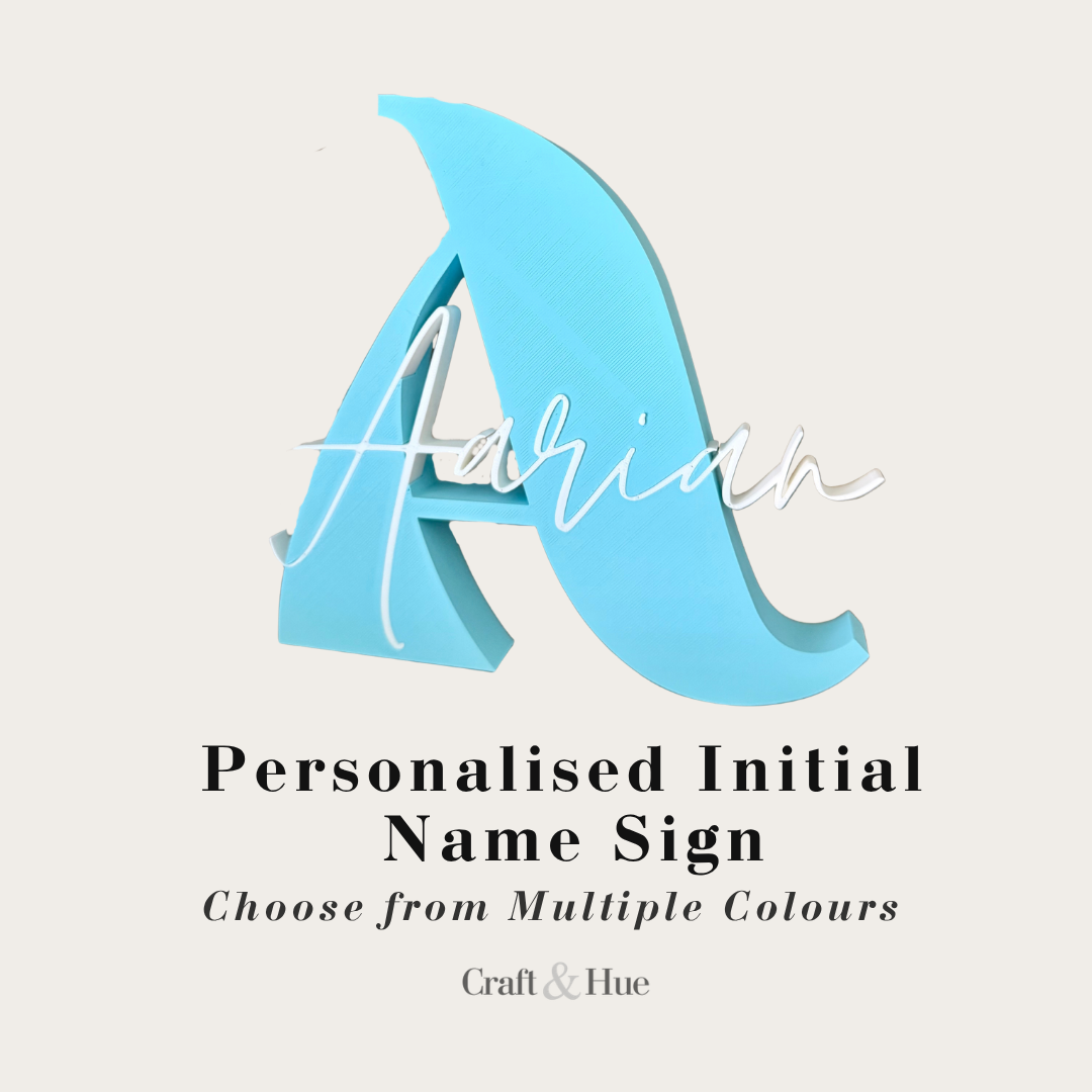Personalised Initial Name Sign
