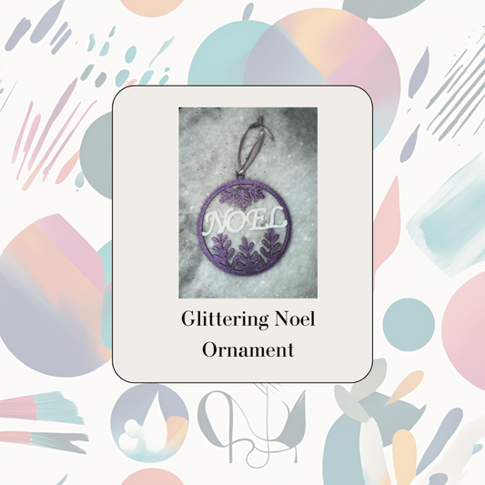 Glittering Noel Ornament