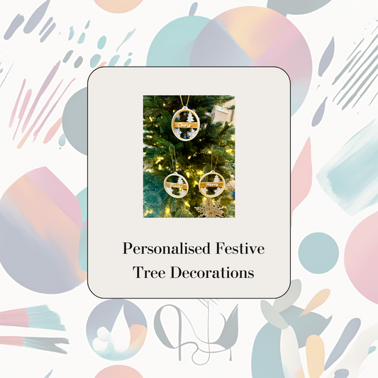 Personalised Festive Tree Decorations
