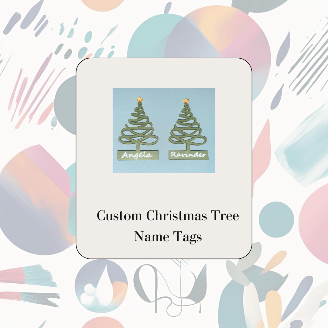 Custom Christmas Tree Place Names