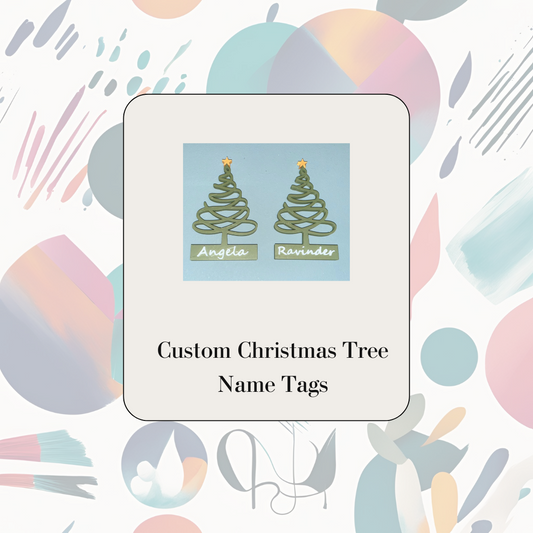 Custom Christmas Tree Place Names