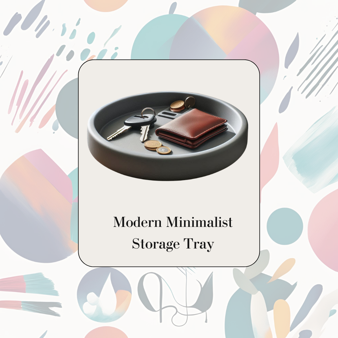 Modern Minimalist Storage Tray