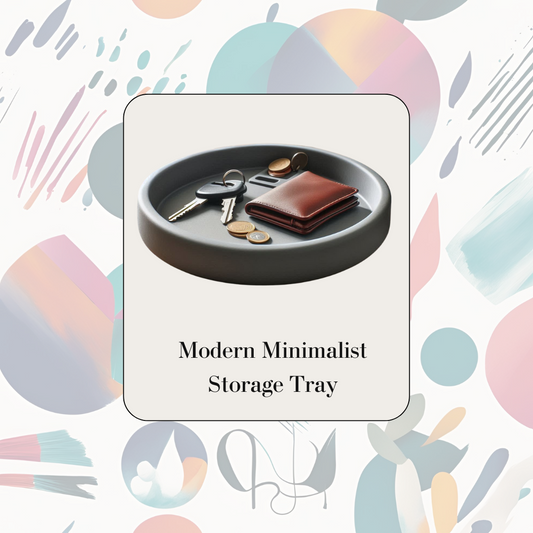 Modern Minimalist Storage Tray