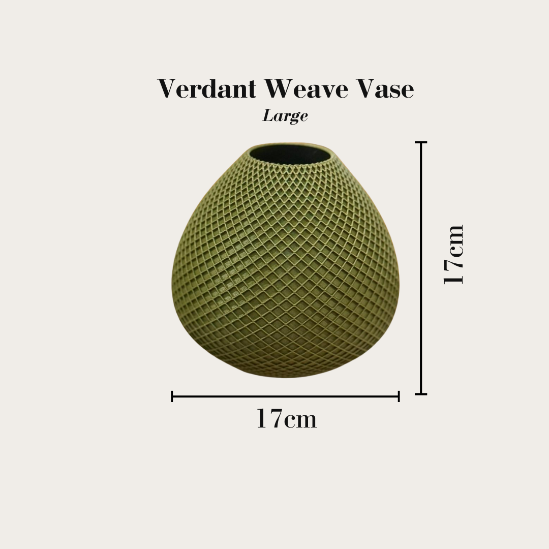 Verdant Weave Vase