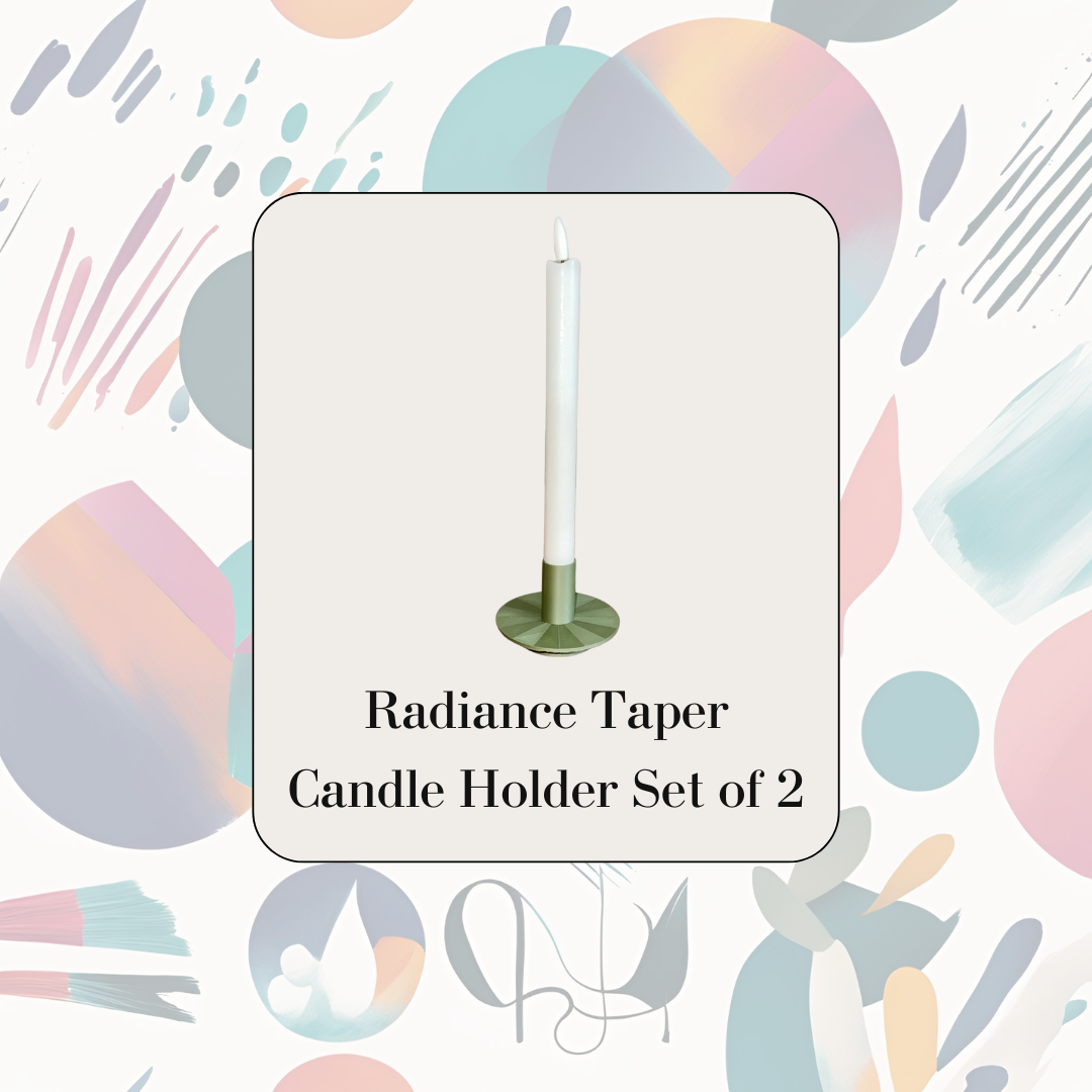 Radiance Taper Candle Holder Set of 2