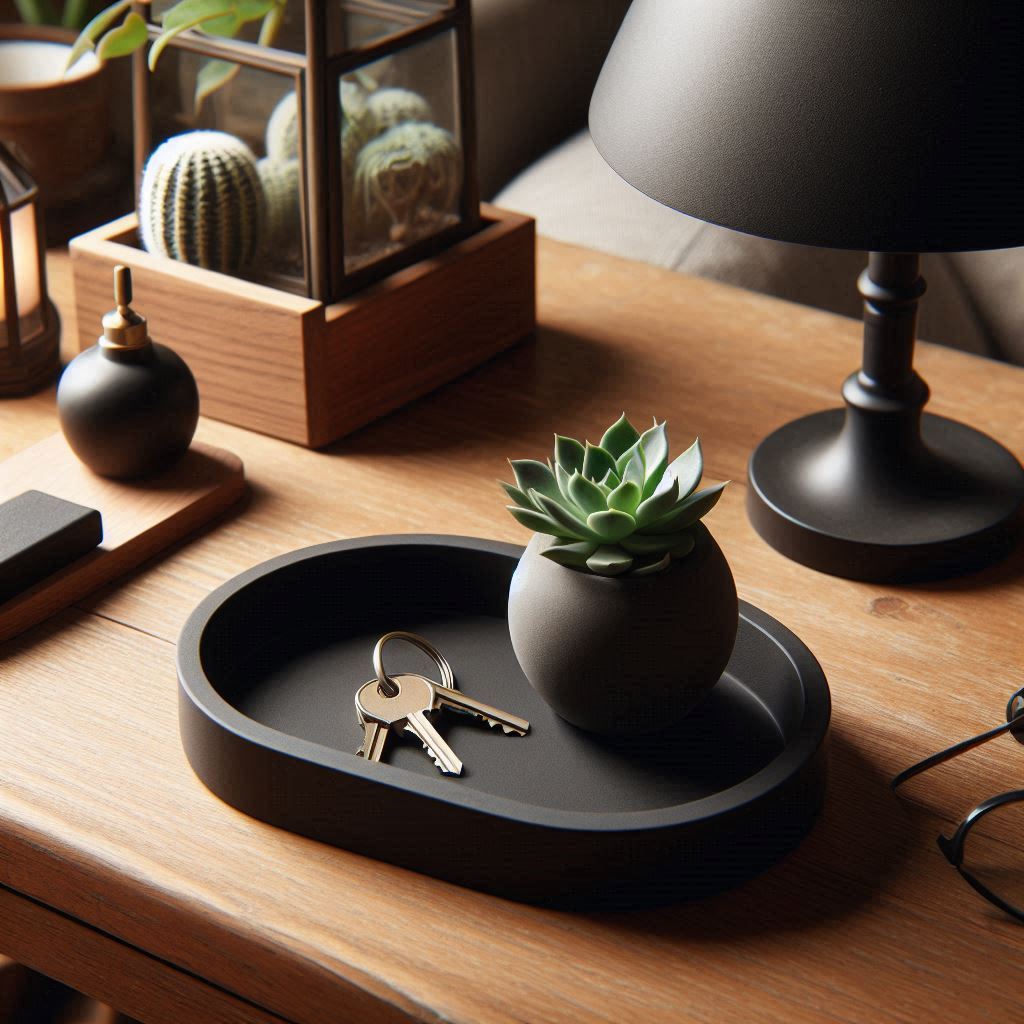 Sleek Oval Storage Tray
