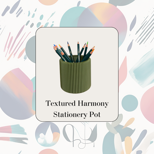 Textured Harmony Stationery Pot