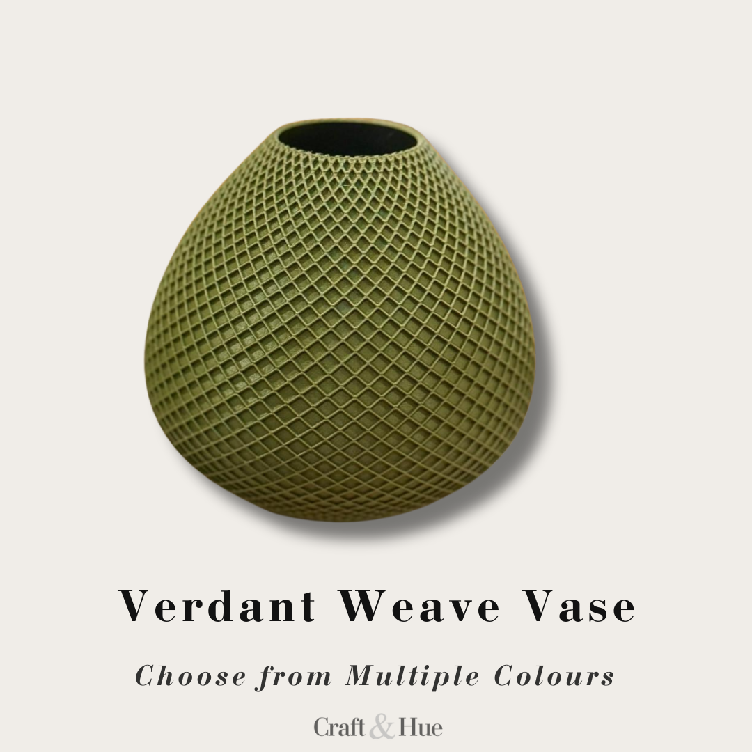 Verdant Weave Vase