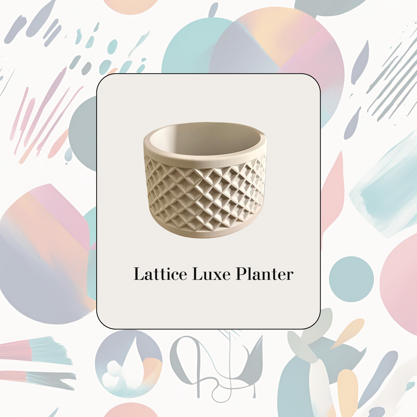 Lattice Luxe Planter