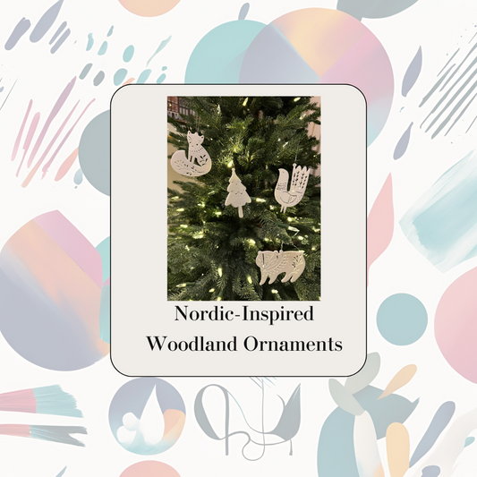 Nordic-Inspired Woodland Ornaments