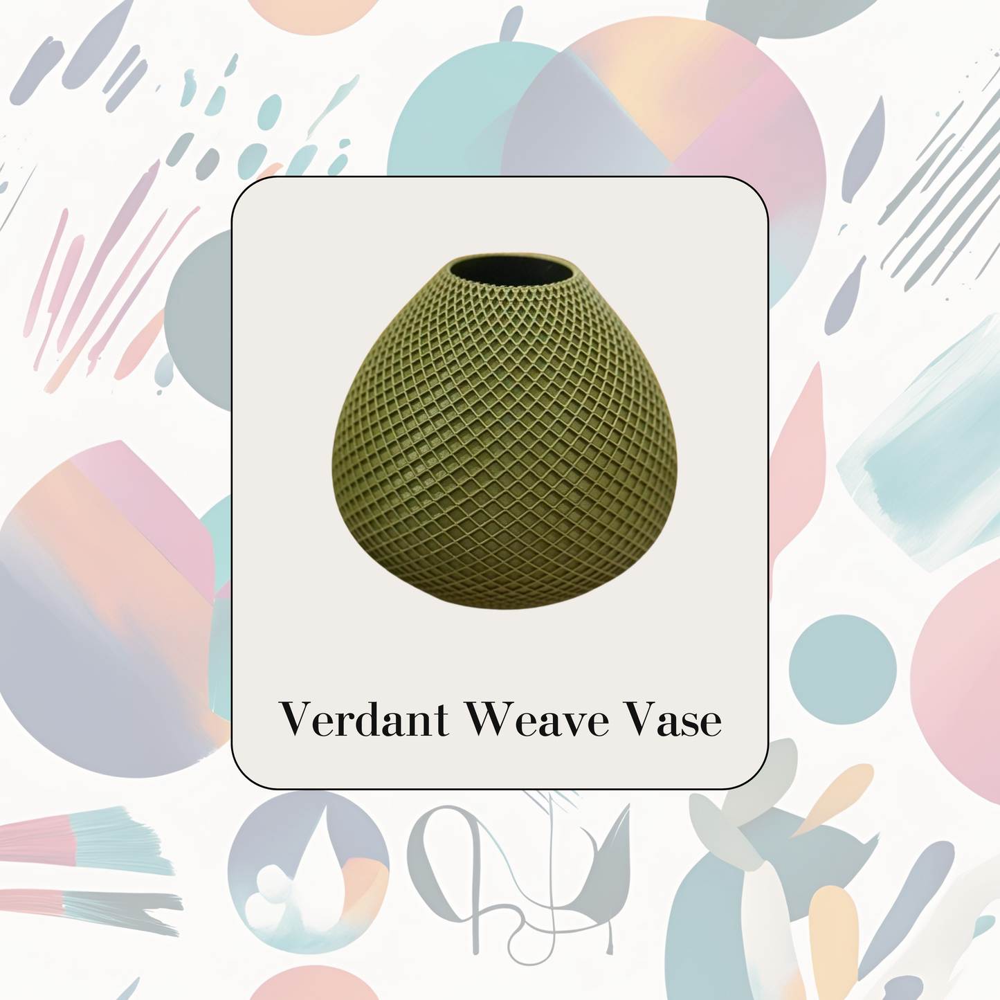 Verdant Weave Vase